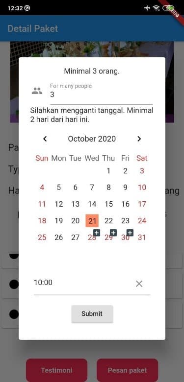 Screenshot of Charicedecoratie (Management App)