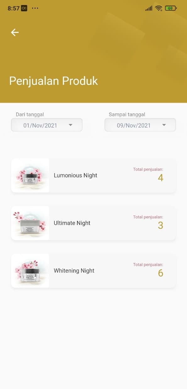 Screenshot of MS Glow (Monitoring App)